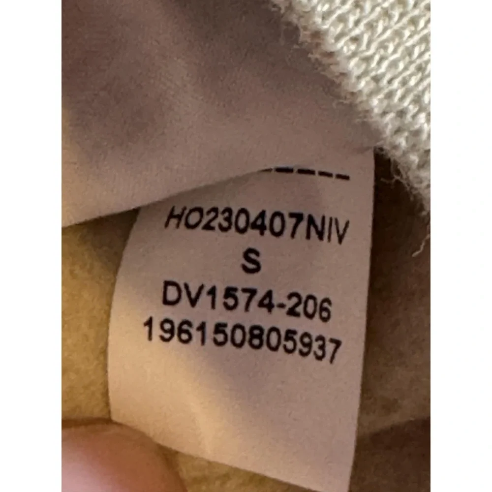 Jordan Sweatshirt Mens Small Tan Plaid Logo Crewneck Pullover Jumpman Fleece